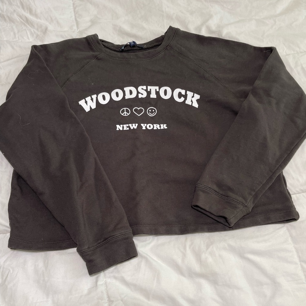 Woodstock Cropped Sweatshirt